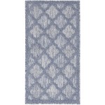 Nourison Easy Care NES01 Runner Rug, Denim Blue, 2' x 4'