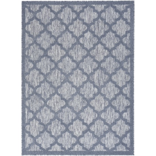 Nourison Easy Care NES01 Area Rug, Denim Blue, 5' x 7'