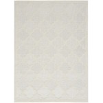 Nourison Easy Care NES01 Area Rug, Ivory/White, 4' x 6'
