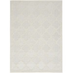 Nourison Easy Care NES01 Area Rug, Ivory/White, 5' x 7'