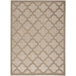 Nourison Easy Care NES01 Area Rug, Natural/Beige, 4' x 6'