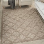 Nourison Easy Care NES01 Area Rug, Natural/Beige, 4' x 6'