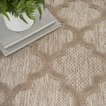 Nourison Easy Care NES01 Area Rug, Natural/Beige, 4' x 6'