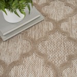 Nourison Easy Care NES01 Area Rug, Natural/Beige, 6' x 9'