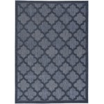 Nourison Easy Care NES01 Area Rug, Navy Blue, 4' x 6'