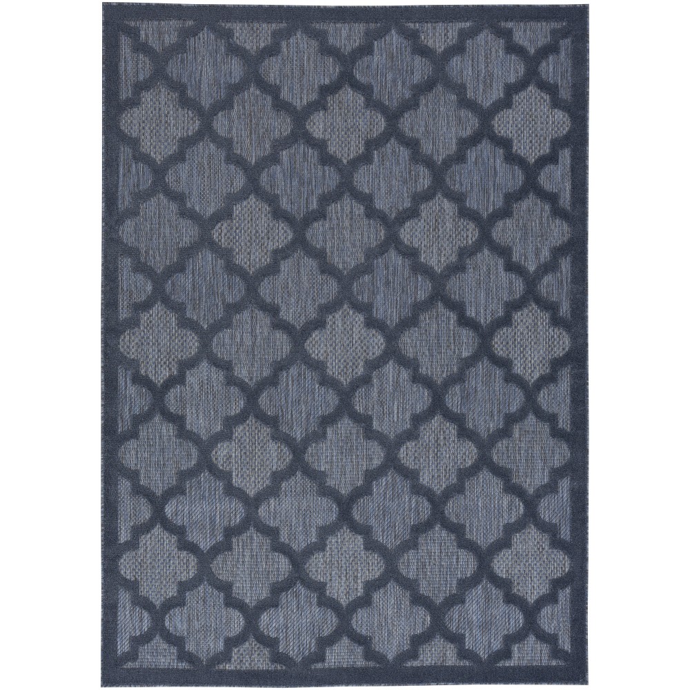 Nourison Easy Care NES01 Area Rug, Navy Blue, 4' x 6'