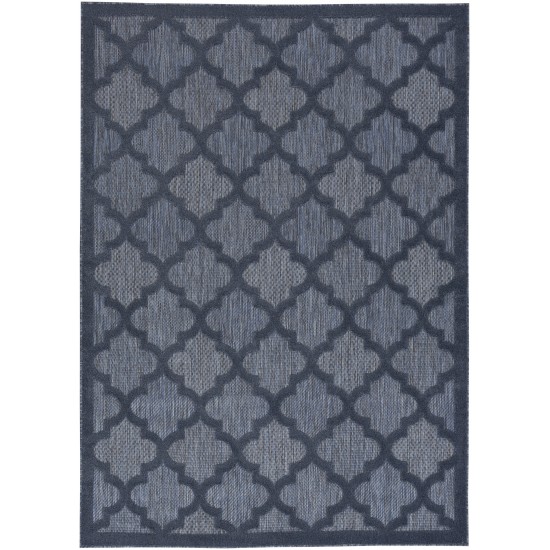 Nourison Easy Care NES01 Area Rug, Navy Blue, 5' x 7'