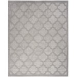 Nourison Easy Care NES01 Area Rug, Silver/Grey, 7' x 10'