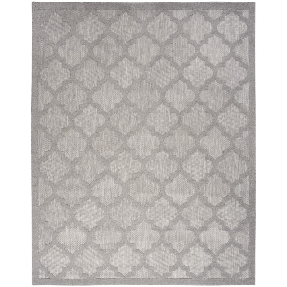 Nourison Easy Care NES01 Area Rug, Silver/Grey, 7' x 10'