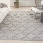 Nourison Easy Care NES01 Area Rug, Silver/Grey, 7' x 10'