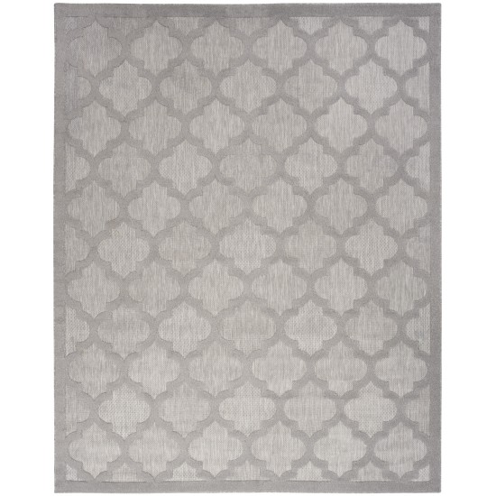 Nourison Easy Care NES01 Area Rug, Silver/Grey, 8' x 10'