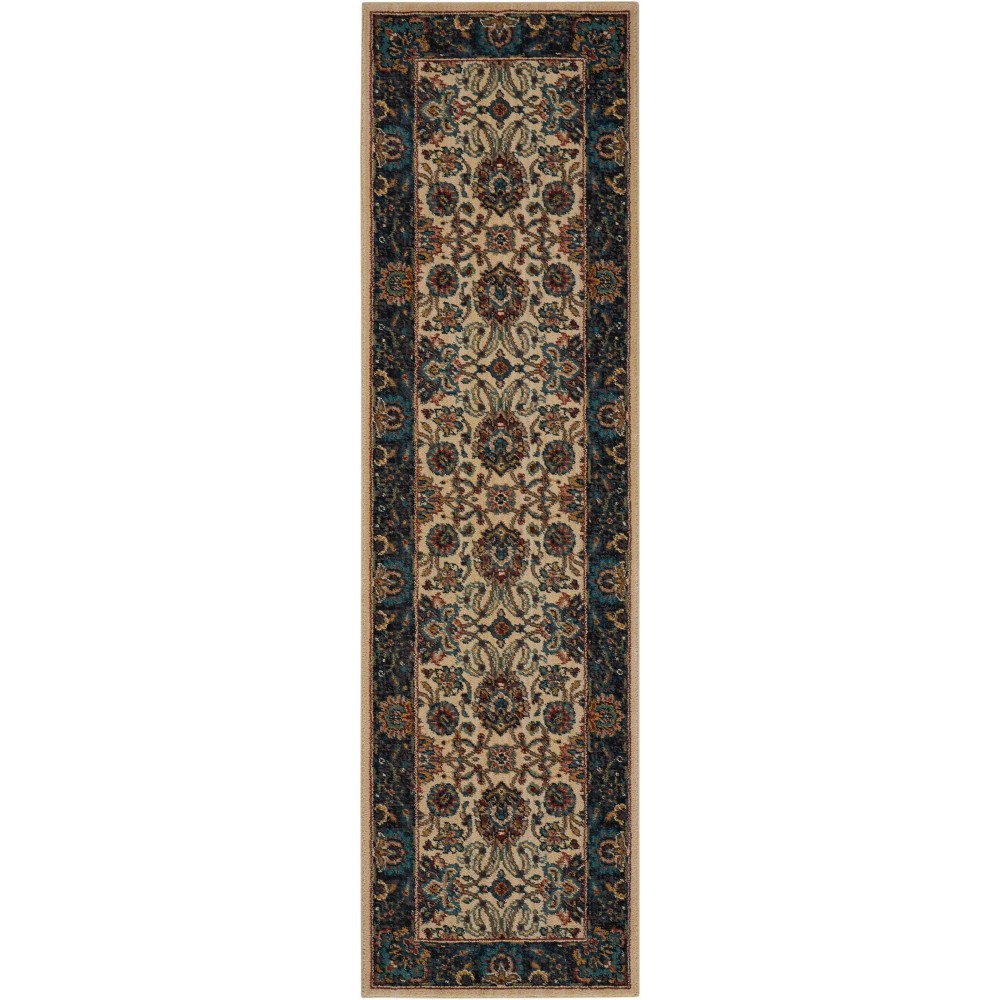 Nourison 2020 NR201 Runner Rug, Ivory, 2'3" x 11'