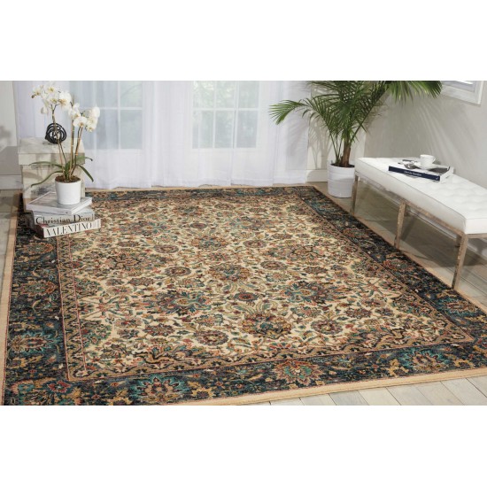 Nourison 2020 NR201 Area Rug, Ivory, 5'3" x 7'5"