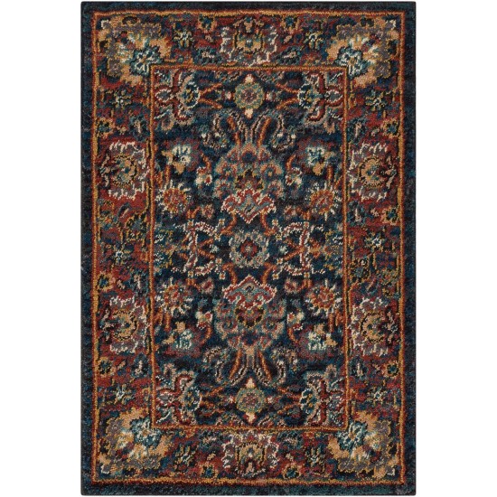 Nourison 2020 NR201 Area Rug, Navy, 2'6" x 4'2"