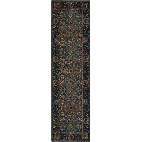 Nourison 2020 NR201 Runner Rug, Steel, 2'3" x 11'