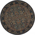 Nourison 2020 NR201 Area Rug, Steel, 7'5" x Round