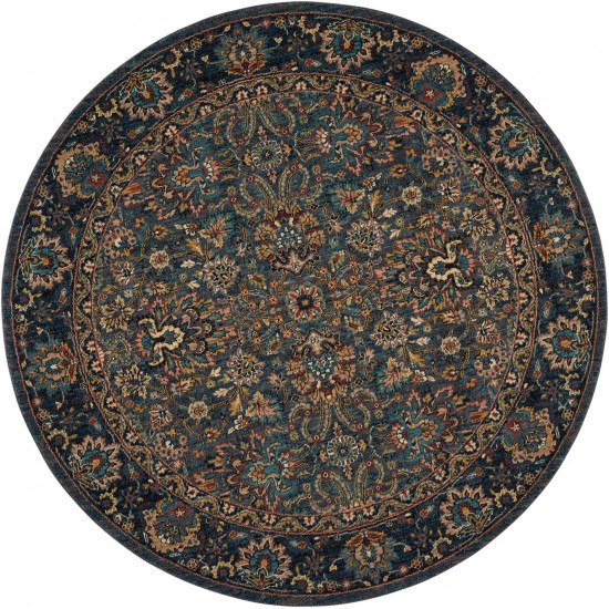 Nourison 2020 NR201 Area Rug, Steel, 7'5" x Round