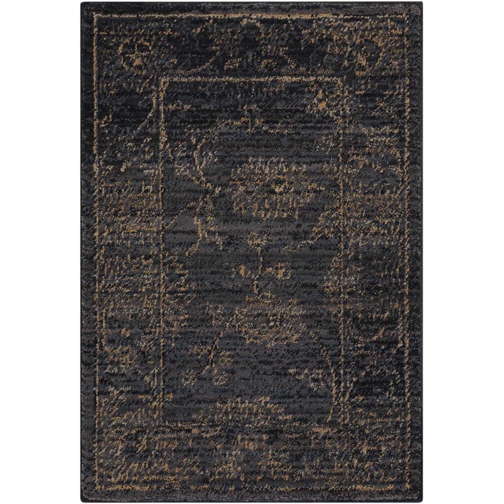 Nourison 2020 NR202 Area Rug, Charcoal, 2' x 3'