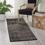 Nourison 2020 NR202 Runner Rug, Charcoal, 2'3" x 11'