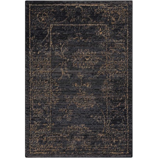 Nourison 2020 NR202 Area Rug, Charcoal, 2'6" x 4'2"