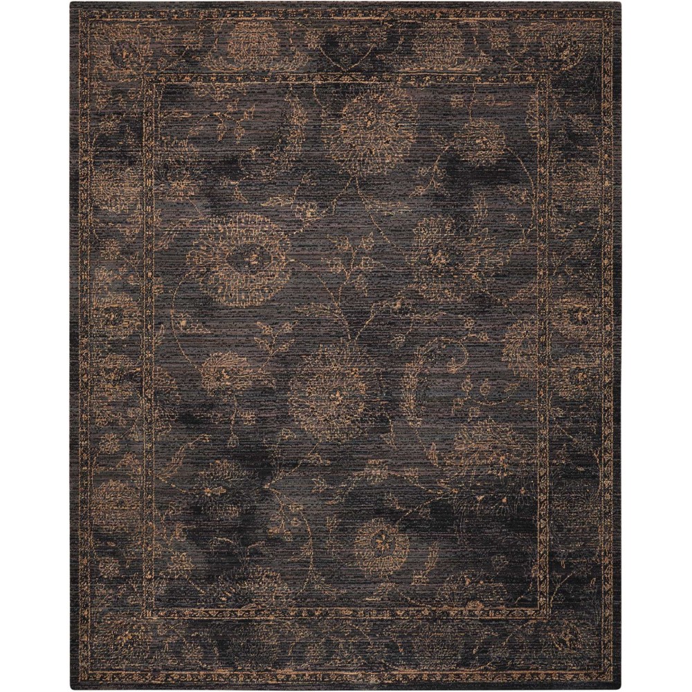 Nourison 2020 NR202 Area Rug, Charcoal, 6'6" x 9'5"