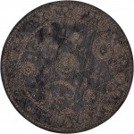 Nourison 2020 NR202 Area Rug, Charcoal, 7'5" x Round