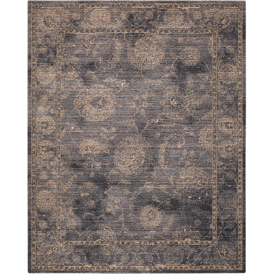 Nourison 2020 NR202 Area Rug, Charcoal, 8' x 10'6"