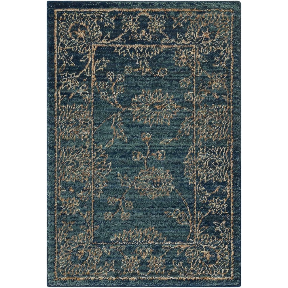 Nourison 2020 NR202 Area Rug, Teal, 2'6" x 4'2" Nourison 2020 NR202 Area Rug, Teal, 2'6" x 4'2"