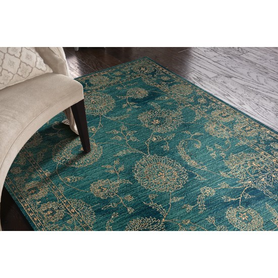 Nourison 2020 NR202 Area Rug, Teal, 8' x 10'6"