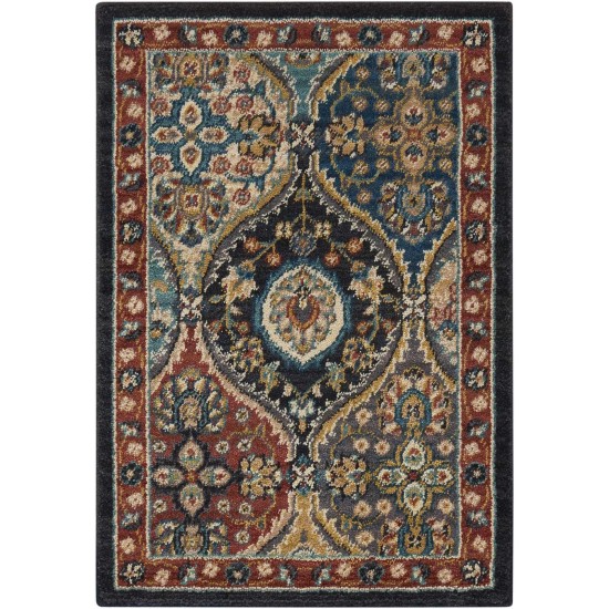 Nourison 2020 NR203 Area Rug, Multicolor, 2' x 3'