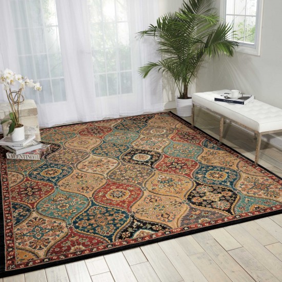 Nourison 2020 NR203 Area Rug, Multicolor, 4' x 6'