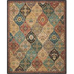 Nourison 2020 NR203 Area Rug, Multicolor, 8' x 10'6"