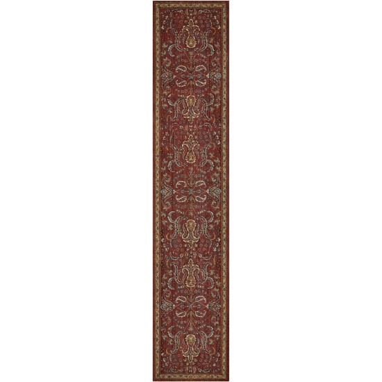 Nourison 2020 NR204 Runner Rug, Brick, 2'3" x 11'