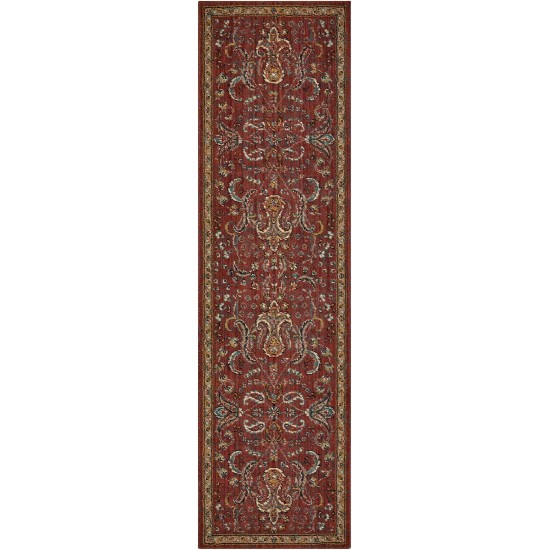 Nourison 2020 NR204 Runner Rug, Brick, 2'3" x 8'