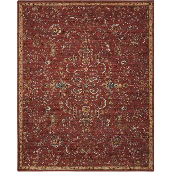 Nourison 2020 NR204 Area Rug, Brick, 4' x 6'