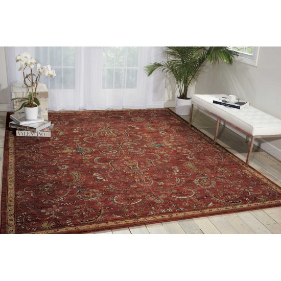 Nourison 2020 NR204 Area Rug, Brick, 4' x 6'