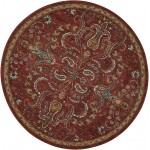 Nourison 2020 NR204 Area Rug, Brick, 5' x Round