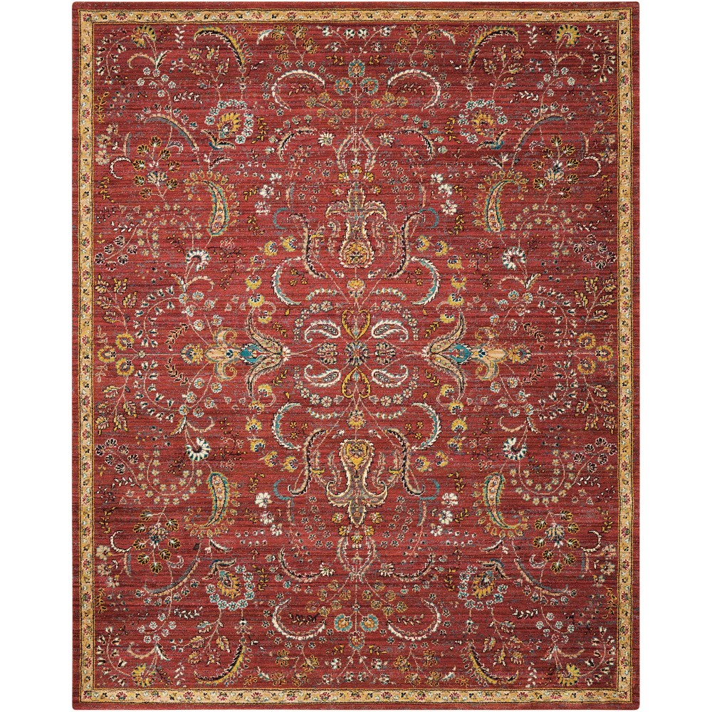 Nourison 2020 NR204 Area Rug, Brick, 8' x 10'6"