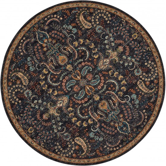 Nourison 2020 NR204 Area Rug, Nightfall, 7'5" x Round