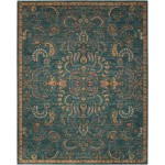 Nourison 2020 NR204 Area Rug, Teal, 4' x 6'