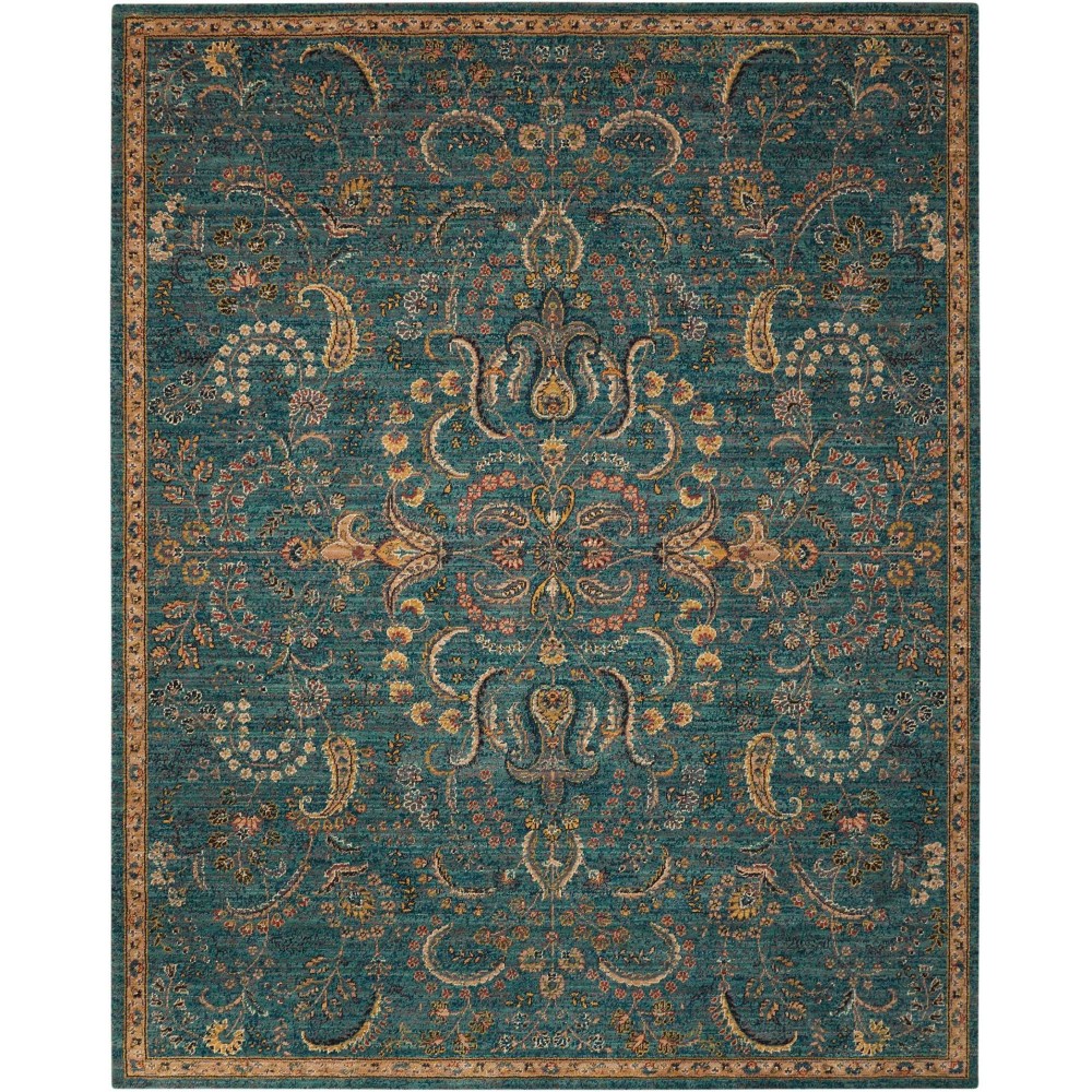 Nourison 2020 NR204 Area Rug, Teal, 4' x 6'