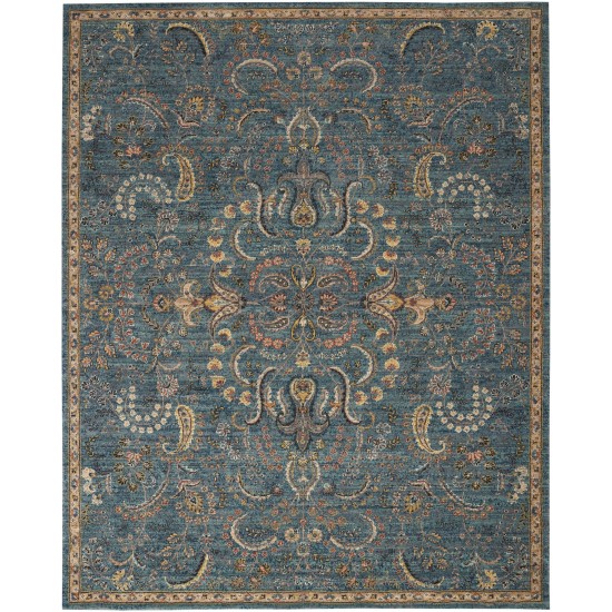 Nourison 2020 NR204 Area Rug, Teal, 8' x 10'6"