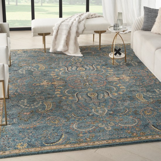 Nourison 2020 NR204 Area Rug, Teal, 8' x 10'6"