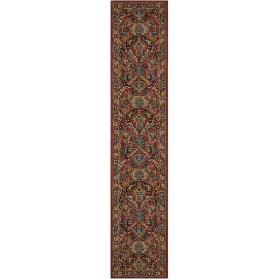 Nourison 2020 NR205 Runner Rug, Terracotta, 2'3" x 11'