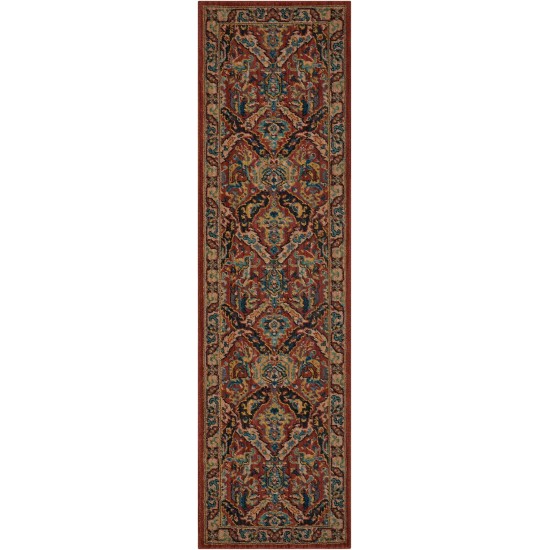 Nourison 2020 NR205 Runner Rug, Terracotta, 2'3" x 8'