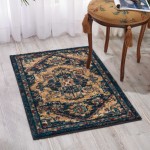 Nourison 2020 NR206 Area Rug, Midnight, 2' x 3'