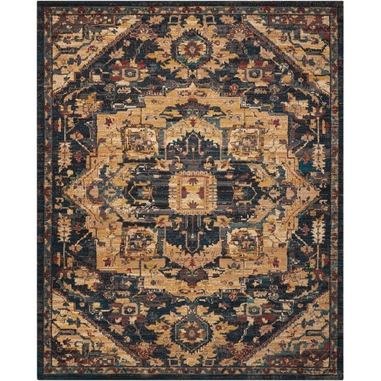 Nourison 2020 NR206 Area Rug, Midnight, 4' x 6'