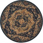 Nourison 2020 NR206 Area Rug, Midnight, 7'5" x Round
