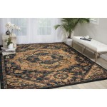 Nourison 2020 NR206 Area Rug, Midnight, 8' x 10'6"