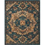 Nourison 2020 NR206 Area Rug, Teal, 4' x 6'